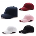 thumbnail image 2 of Plain Classic Baseball Cap Curved Visor Sports Visor Adjustable Hat Unisex, 2 of 4