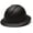 Matte Back Graphite Pattern, variant on Pyramex Ridgeline Full Brim Vented Hard Hat 4 Point Ratchet Suspension