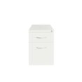 thumbnail image 2 of Hirsh 20" Deep Mobile Pedestal File Cabinet 2 Drawer Box-File, Letter Width, White, 2 of 5