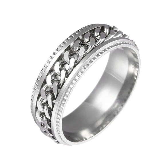 Qiopertar Big holiday Savings! Fashion Stainless Steel Sand Blast Outer Spins Wonderful Gift Clearance under $5