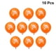 thumbnail image 5 of 10 globos de látex con estampado de planeta naranja, accesorios de decoración para fiestas y bodas., 5 of 6