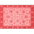 thumbnail image 1 of Ahgly Company Machine Washable Indoor Rectangle Oriental Red Traditional Area Rugs, 5' x 7', 1 of 4