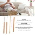 thumbnail image 4 of Loom Knit Hook, Quick Winding Easy To Use DIY Knitting Loom Hook Wooden Handle  for Blankets, 4 of 7