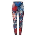 thumbnail image 2 of TOWED22 Women's Comfy Casual Pajama Pants American Flag Drawstring Lounge Pants Wide Leg Leggings Loose Trousers(Black,XL), 2 of 5