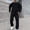 Black, variant on Mens Sweat Suit 2 Piece Outfit Set Casual Sports Long Sleeve Pullover Sweatshirt Sweatpants Suit Tracksuits Jogging Suit Lounge Sets for Men
