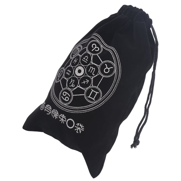 Bolsa de Tarot, bolsa de Tarot, bolsa de naipes, bolsa con cordón de Tarot, bolsa de naipes, bolsa dBolsas de Tarot, conveniente bolsa de dados duradera, para tarjetas de Tarot, bolsa de regalo, regal LHCER No