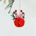thumbnail image 4 of dajkiuy Christmas Decorations Bell,Pine Needle Berry Bows,1 Pcs,2 Inch Diameter,Bells to Hang on Christmas Tree Vintage Door Knob Pendant Hanging Ornaments for Xmas Holiday Tree Decor, 4 of 6