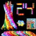 thumbnail image 2 of Vanblue Paquete de 24 Juguetes con luz Pop Tube Juguetes sensoriales Glow Sticks Favores d Vanblue Vanblue, 2 of 2