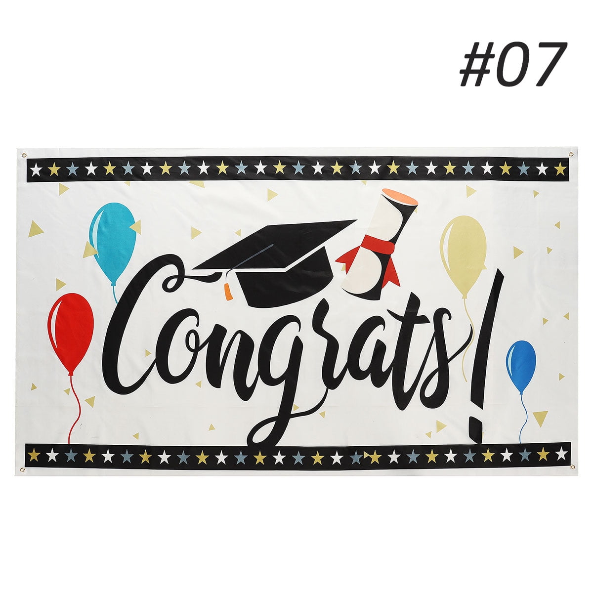 1/2Pcs Graduation Banner Happy Graduation Party Personalized Banner