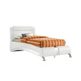 thumbnail image 4 of Jeremaine Twin Upholstered Platform Bed Glossy White, 4 of 10