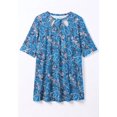 thumbnail image 4 of Jessica London Women's Plus Size Stretch Knit Cutout Swing Tunic, 4 of 5