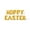 Gold, variant on Letter Balloons - HOPPY EASTER 16" Inch Alphabet Letters Foil Mylar Balloon Easter Party Banner (Silver)