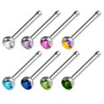 thumbnail image 1 of Nose Rings False Nail Nose Mixed Stainless Steel Piercing Nose Ring Nose Set 8 Colors Nose Jewelry Heart Stud Nose Ring Nose Hoop Small 18 G Nose Ring Nose Stud Nose Ring Noise Rings Nose Rings 18g, 1 of 4