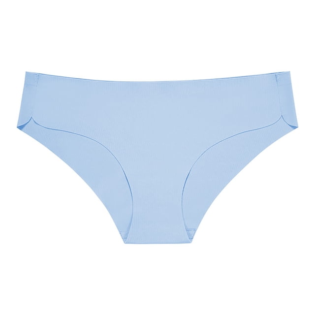 Braguitas sin costuras con cintura elástica sexy para mujer: braguitas tipo bikini con cintura elástica, poliéster-spandex suave, cómodas para el uso diario.