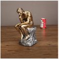 thumbnail image 5 of Resin Thinkers Statue Ornaments Home Decorations Accessories(1pc,golden), 5 of 5