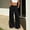 Black, variant on JUSLIO Pants for Women Zipper Linen Comfort Waist Elastic Waist with Pockets Fashion Casual Straight Pants