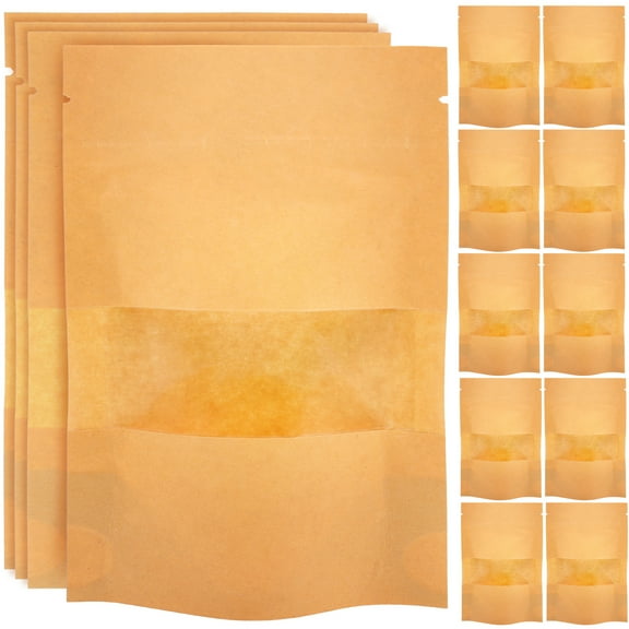 100Pcs Practical Packaging Bags Convenient Wrapping Bags Bread Paper Bags Nut Packaging Bags