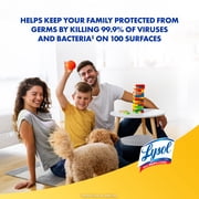 Lysol Disinfectant Spray, Sanitizing and Antibacterial Spray, Deodorizer, Lemon Breeze, 19 oz (Pack of 2)