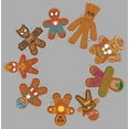 thumbnail image 2 of Boy's Marvel Christmas Gingerbread Cookie Circle  Graphic Tee Athletic Heather Medium, 2 of 5