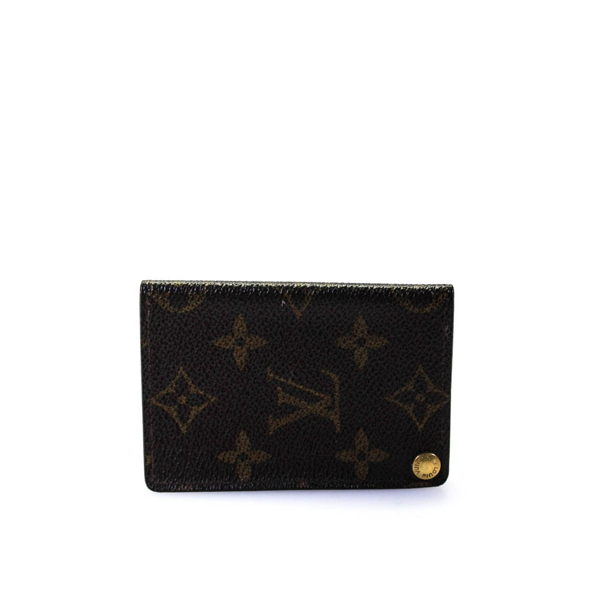 Louis Vuitton Monogram Porte cartes Credit Pression Card Holder