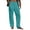 Cyan, variant on Men'S Athletic Pants, Casual With Elastic Waistband, Cotton Linen Blend Lightweight Breathable Trousers For Summer Outdoor Beach Activities Men Pants Mens Bermuda Pants Workout (XL, Brown) ZManTrek