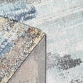 thumbnail image 4 of Loomaknoti Saxby Ahkelzie 6' x 9' Blue Abstract Indoor Area Rug, 4 of 7