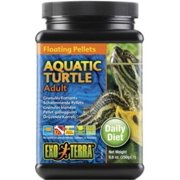 Angle View: 52.8 oz (6 x 8.8 oz) Exo Terra Floating Pellets Adult Aquatic Turtle Food