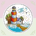 thumbnail image 2 of Cuadros Decorativos Paisaje hilo de algodón punto de cruz 11CT impreso DIY bordado (FA079) Ndcxsfigh Nuevos Originales, 2 of 9