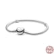 thumbnail image 4 of Hebilla de cubo clásica de Plata de Ley 925, pulsera con hebilla en forma de corazón, compatible con abalorios originales, joyería artesanal, gran oferta, 4 of 4