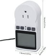 thumbnail image 2 of Digital Plug In Temperature Controller Sensor Timer Switch w/ LED Display USA, 2 of 16