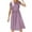 Purple formal dresses for women, variant on Wycnly Formal Dresses for Women Casual Ruffle Sleeve Smocked Swing Tank Midi Dresses Sleeveless Round Neck Solid 2025 Summer Knee-Length Dress Yellow XS