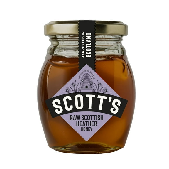 Scott's Honey - Scottish Heather Honey, 100% Raw & Pure - 227g Jar