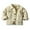 Beige, variant on Kids Toddler Baby Denim Jacket for Boys Girls Lapel Jeans Coats Spring Fall Casual Outwear 3M -6T