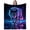 Wolf, variant on Neon Cosmic Wolf Blanket Gifts for Women Men Adults Wolfs Lovers Cozy Plush Glowing Green Eyes Wolfs Throw Blankets for Travelling Office Decor Birthday Gifts 50×40 Inch