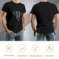 thumbnail image 5 of Hanmun Minimalist Men's Graphic Tees Print Vintage T-Shirts Short Sleeve Casual Size S-3XL USA, 5 of 9