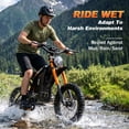 thumbnail image 4 of ASKGO GT16 Adult Off-Road Electric Dirt Bike, 3000W Peak Motor, 35MPH&48V 25Ah&65 Mile Range, 16 “Tire, Dual Hydraulic Brakes,Full Suspension Vehicle, UL2849 Certified, Ages 16+, 4 of 11