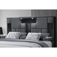 thumbnail image 2 of Global Furniture USA Contemporary Oscar Dark Grey 8 King Bed No Wood Trim, Dark Grey 8, 2 of 4