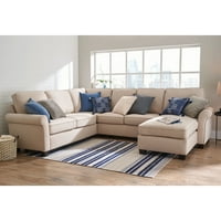 Sectional Sofas Couches Product Image Better Homes Gardens Gramercy U Configuration Sectional With 61 Loveseat 73