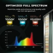 2025 Mars Hydro Smart Dimmable FC 3000 EVO 300W Full Spectrum LED Grow Light for 3x3ft Grow Tent Kits 1-3 Plants