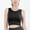 #0531-Black, variant on Xucatan High Neck Sports Christmas gifts Bra for Women Longline Full Coverage Sports Bras Medium Impact Padded Workout Crop Tops for Yoga Gym