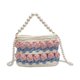 thumbnail image 1 of Kit de bolsa de crochet de tejido de bricolaje adultos 7.09x2.76x5.12 "Flower manual tejido a mano beige, 1 of 8