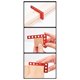 thumbnail image 3 of Aluminum Alloy Height Ruler 90 Degree Right Angle Ruler Measuring Tool Marking Ruler Angle Ruler Woodworking Tools, 3 of 5