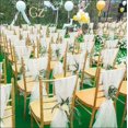 thumbnail image 2 of Tul de Organza de cristal blanco para bricolaje, arcos de boda, asientos de invitados y otras decoraciones, 48CM * 5M/10M, 2 of 4