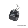 thumbnail image 2 of US 2 Pack Metal Hand Tally 4-Digit Number Counter Mechanical Manual Clicker, 2 of 4