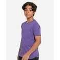 thumbnail image 2 of Threadfast Apparel T1000B Youth Epic Cotton T-Shirt-Purple-XS, 2 of 3