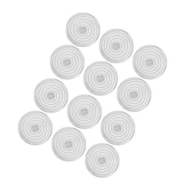 12pcs Arcade Button Cover For Kailh Cherry TTC Akko Glorious Switches, Fits 30mm Keyboard Hole, Clear Keycaps