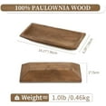 thumbnail image 3 of Decorative Wooden Dough Bowl: Wood Bowl Decor for Entry Table Decor Coffee Table DecorDining Room Kitchen Decor, Brown, 3 of 7