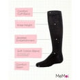 thumbnail image 3 of MeMoi Jazzy Jeweled Cotton Blend Knee Socks - Girls - Female, 4, Black, 3 of 7
