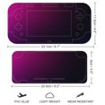 thumbnail image 5 of POBUDS Switch Skin | Sticker Wrap Vinyl Decal | Set Compatible with Nintendo Switch ( Switch OLED Model, Dark Purple Vector Blur Pattern), 5 of 5