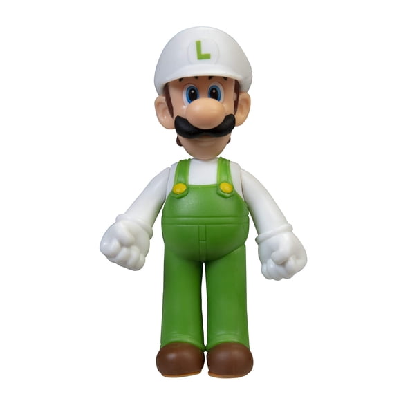 Figura de acción SUPER MARIO Fire Standing Luigi de 6 cm
